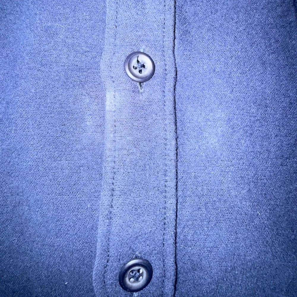 J.Crew The Sporting Life Knit Workshirt Mens 3XLT Navy Button Pocket K1203